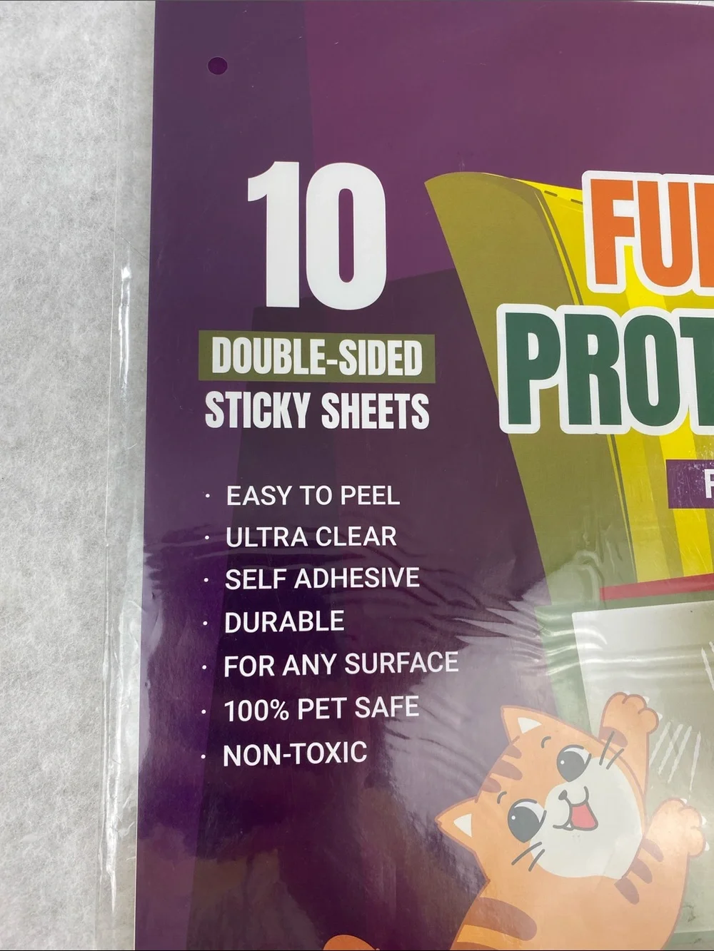 SHASHI Cat Furniture Protectors - Purple, Green, Orange
